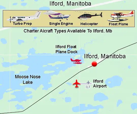 Ilford Airport in northern Manitoba